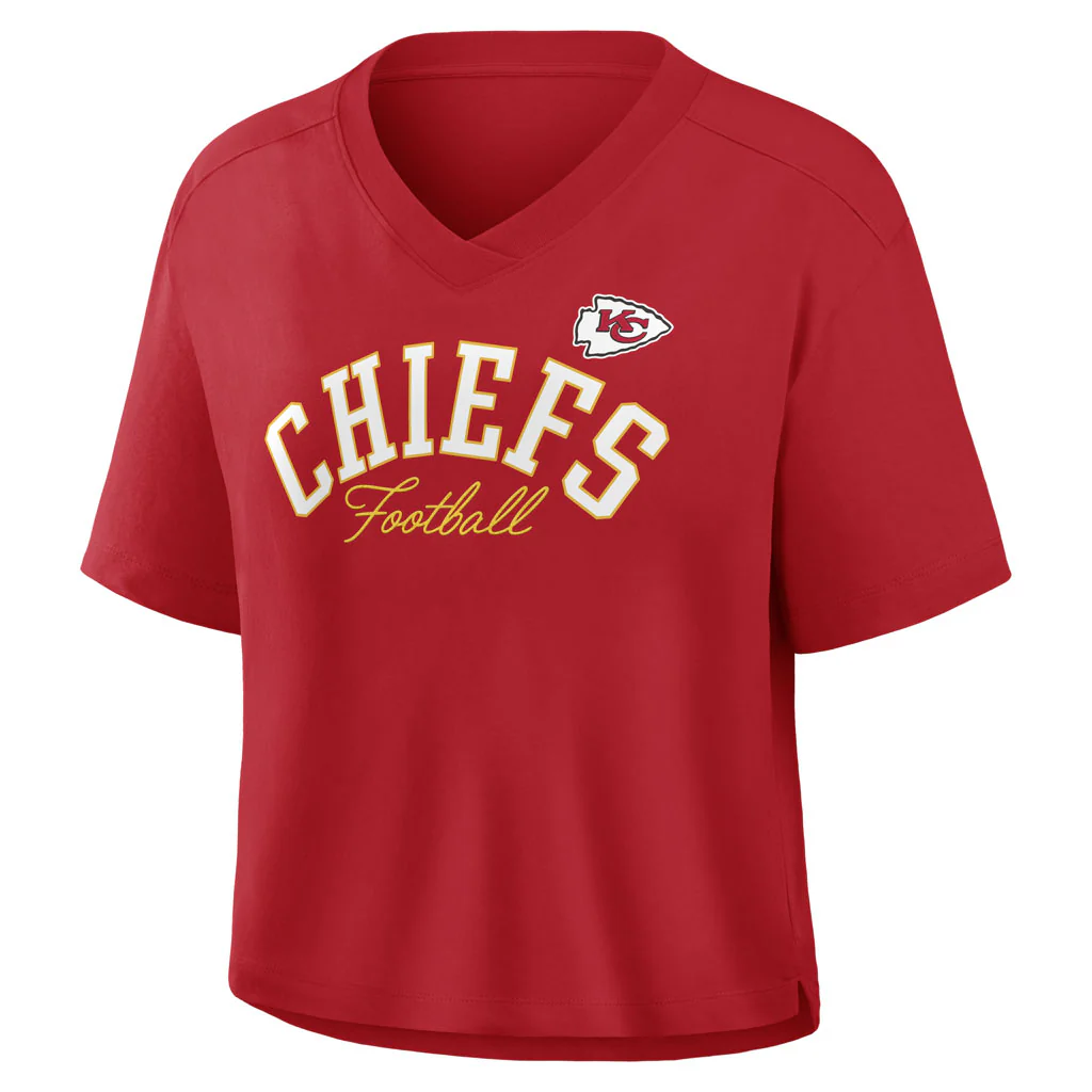 NFL Kansas City Chiefs Women's Fanatics Option Read Fashion Top - Red - Image 2