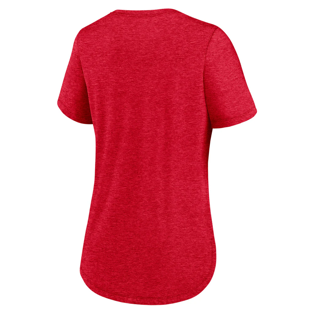 NFL Kansas City Chiefs Women's Nike Fashion Triblend T-Shirt - Red - Image 3