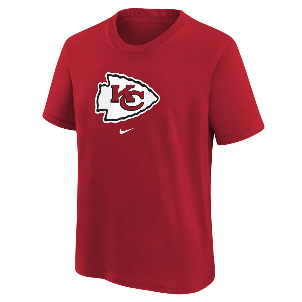 NFL Kansas City Chiefs Youth Nike Logo T-Shirt - Red - Image 2