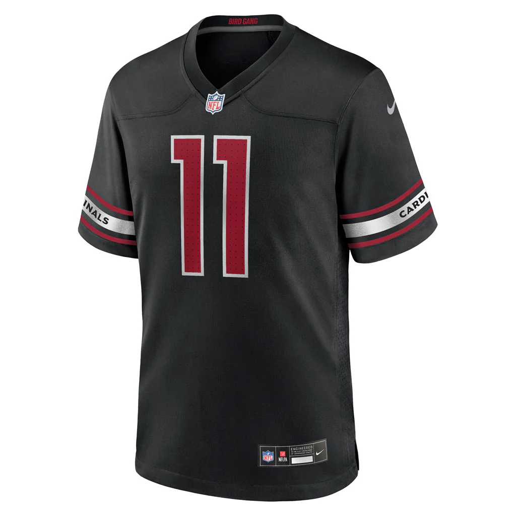 NFL Larry Fitzgerald Nike 2023 Alternate Game Jersey - Black - Image 2