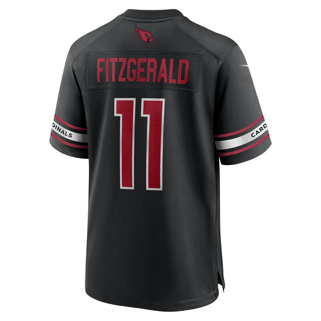 NFL Larry Fitzgerald Nike 2023 Alternate Game Jersey - Black - Image 3