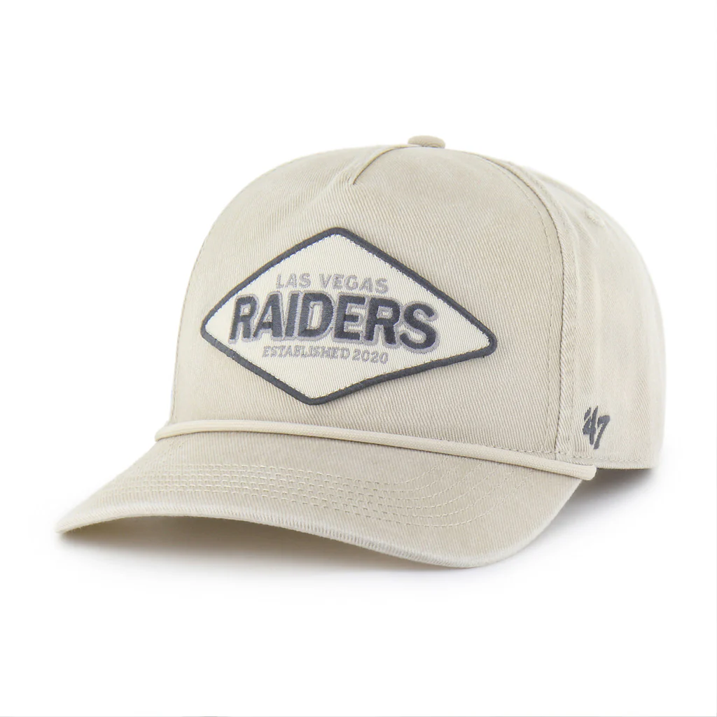 NFL Las Vegas Raiders '47 Cairn Hitch Snapback Hat - Tan - Image 2