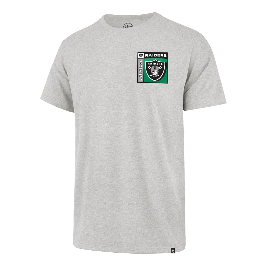NFL Las Vegas Raiders '47 Chrome Plate Franklin T-Shirt - Gray - Image 2