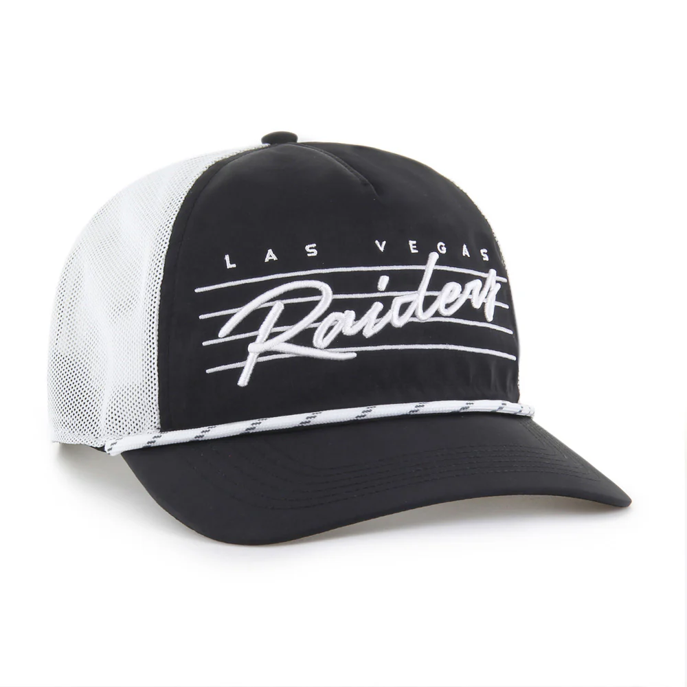 NFL Las Vegas Raiders '47 Downburst Mesh Hitch Adjustable Hat - Black - Image 2