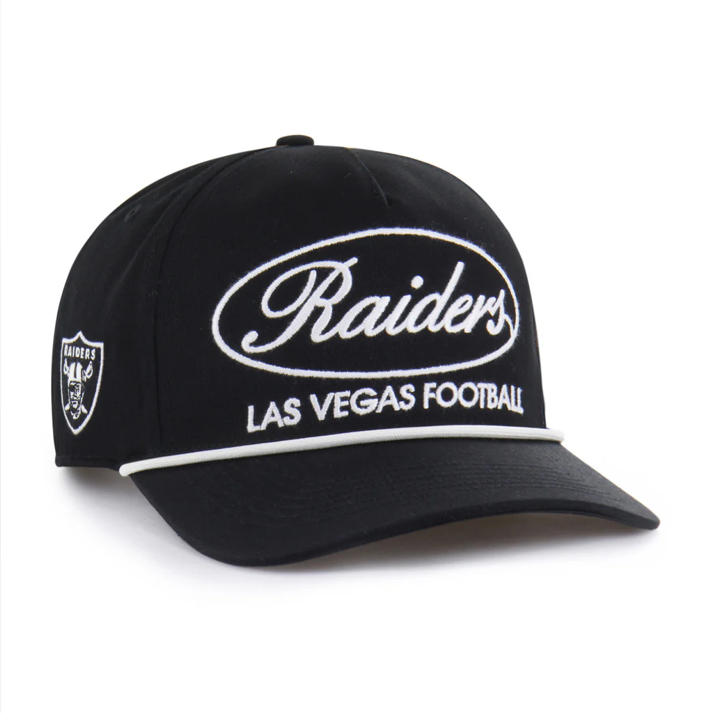 NFL Las Vegas Raiders '47 Foundational Hitch Snapback Hat - Black