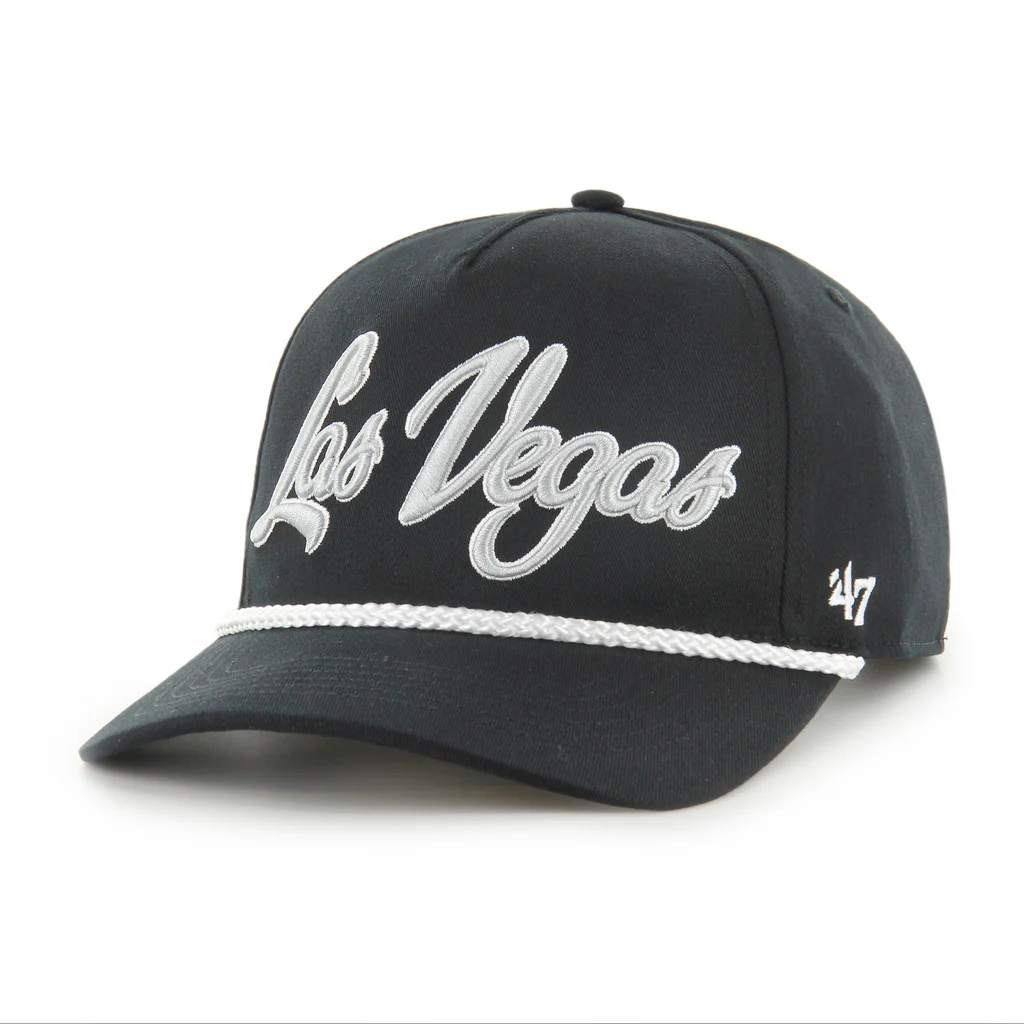 NFL Las Vegas Raiders '47 Overhand Hitch Snapback Hat - Black - Image 2