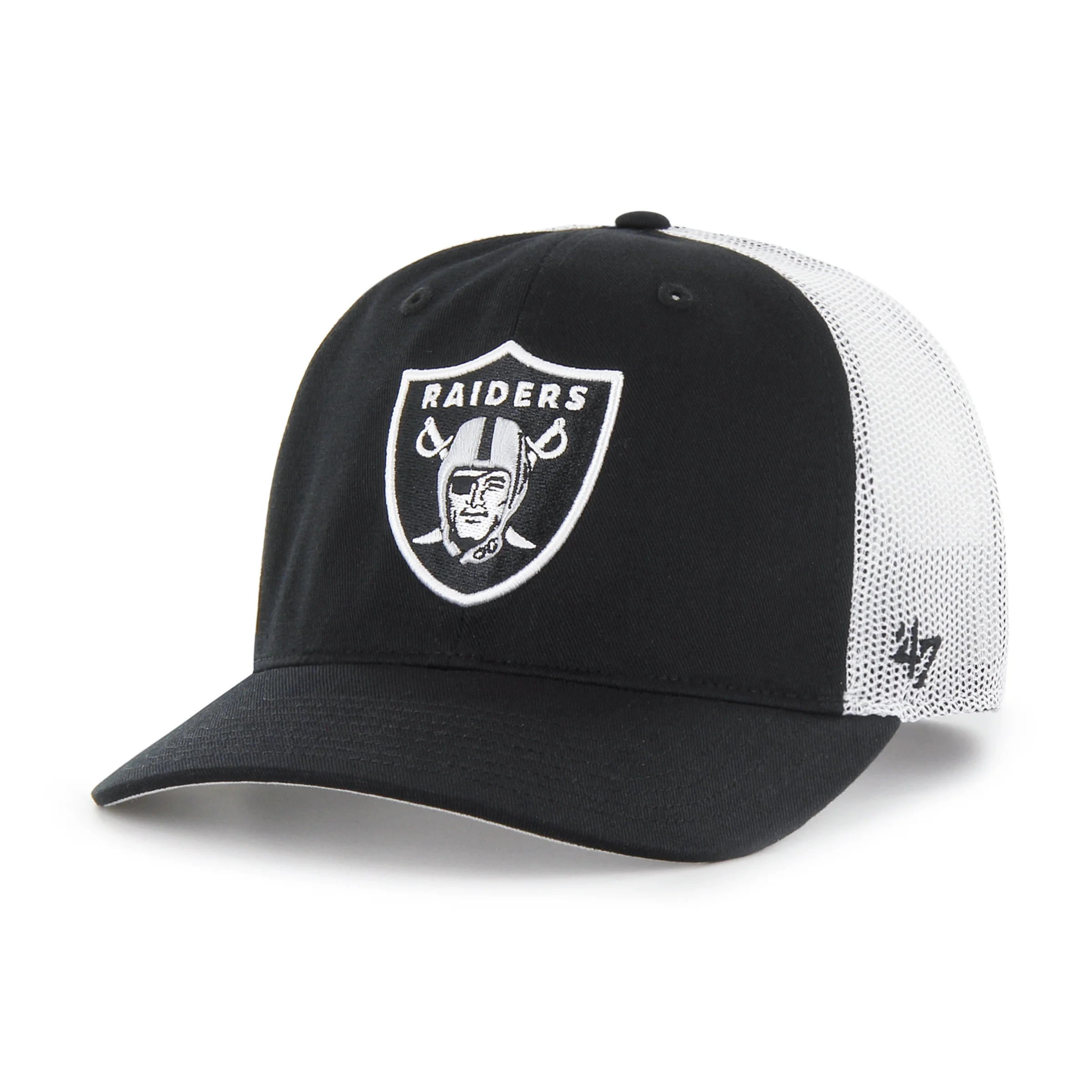 NFL Las Vegas Raiders '47 Primary Trucker Adjustable Hat - Black