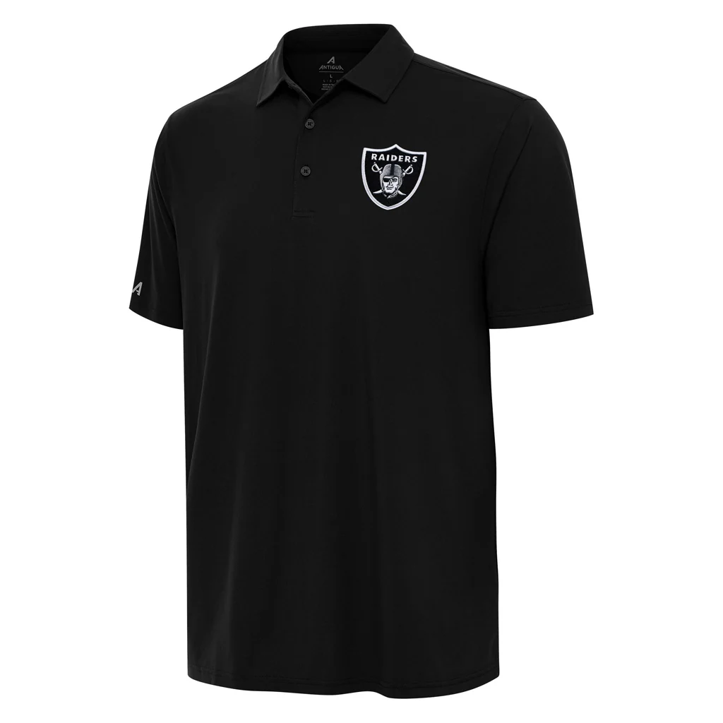 NFL Las Vegas Raiders Antigua Era Polo - Black