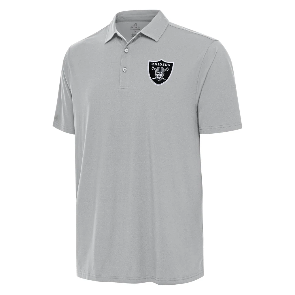 NFL Las Vegas Raiders Antigua Era Polo - Gray