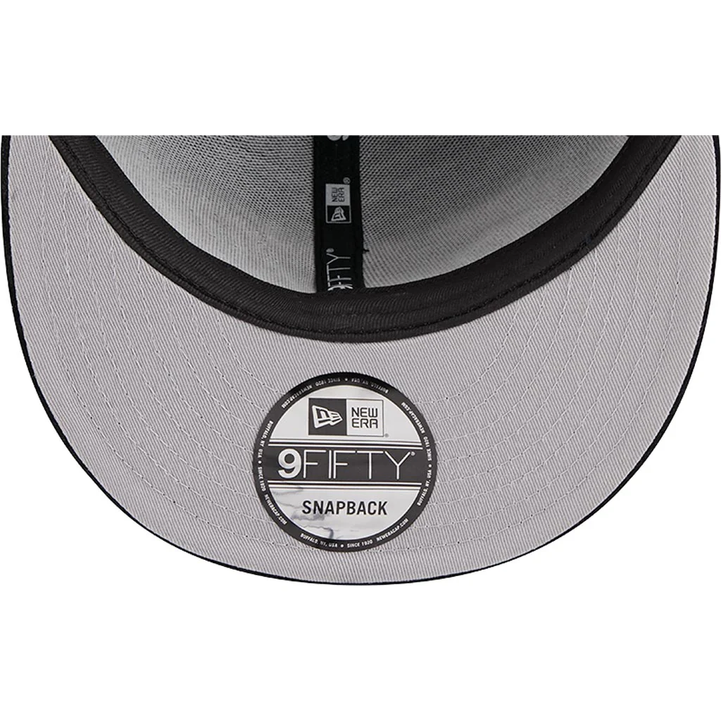 NFL Las Vegas Raiders New Era Corduroy Rope 9FIFTY Snapback Hat - Black - Image 5