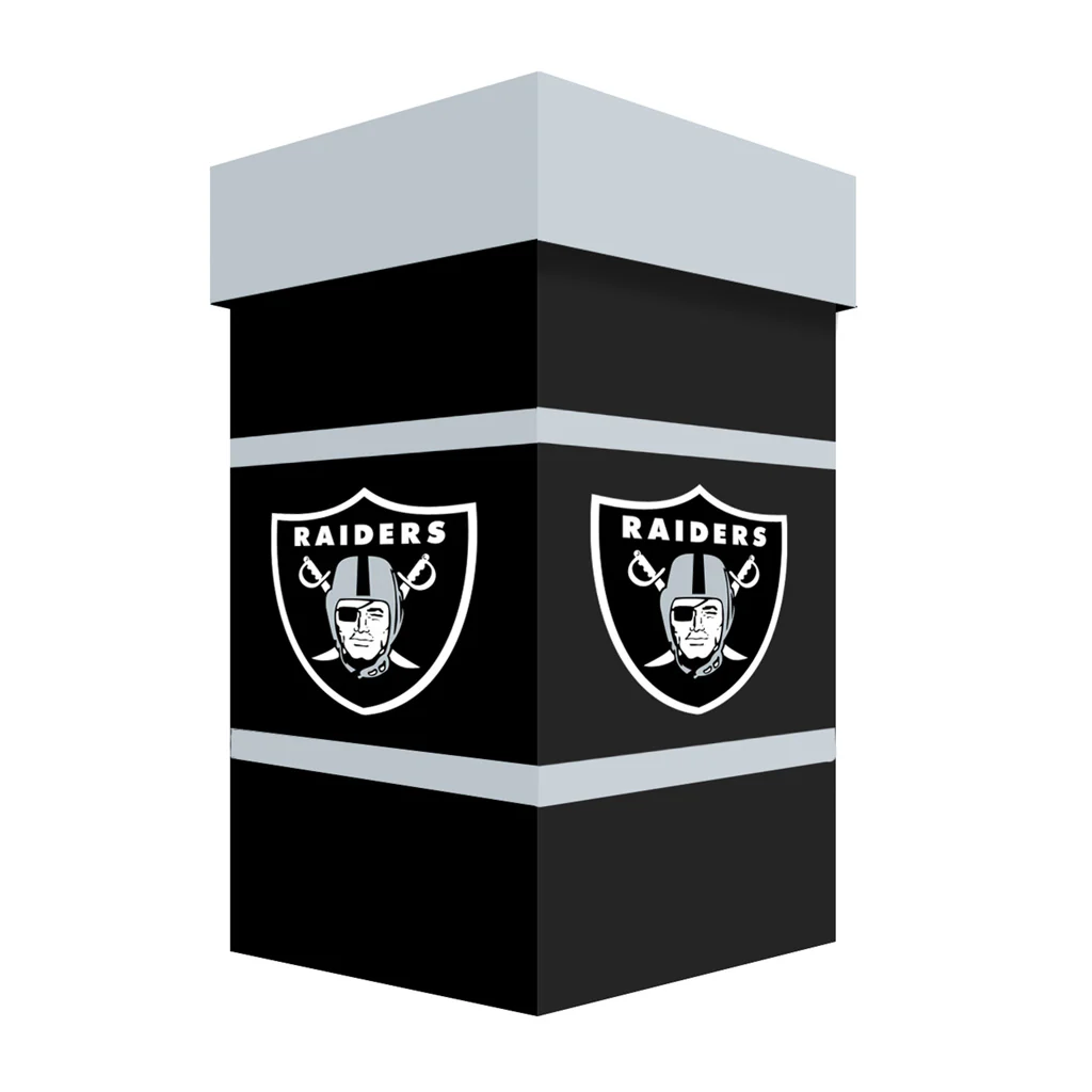 NFL Las Vegas Raiders Evergreen 24oz Ceramic Stein Cup - Black - Image 3
