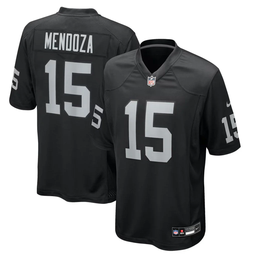 NFL Las Vegas Raiders Fernando Mendoza Nike Home Game Jersey - Black