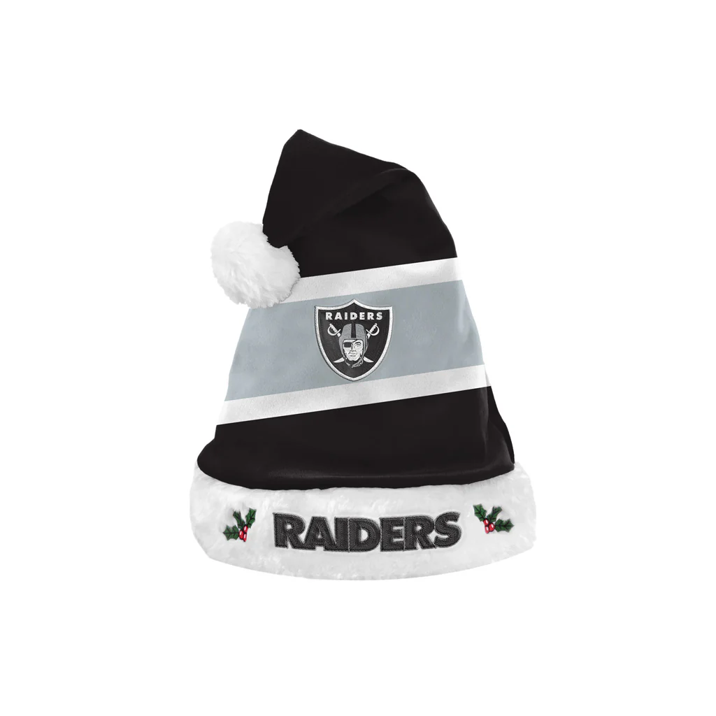 NFL Las Vegas Raiders FOCO Basic Santa Hat
