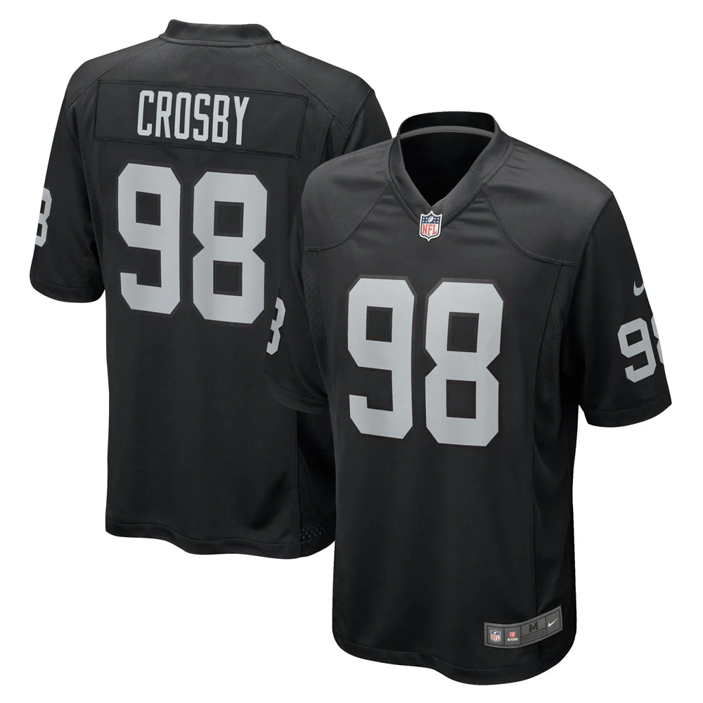 NFL Las Vegas Raiders Maxx Crosby Nike Home Game Jersey - Black