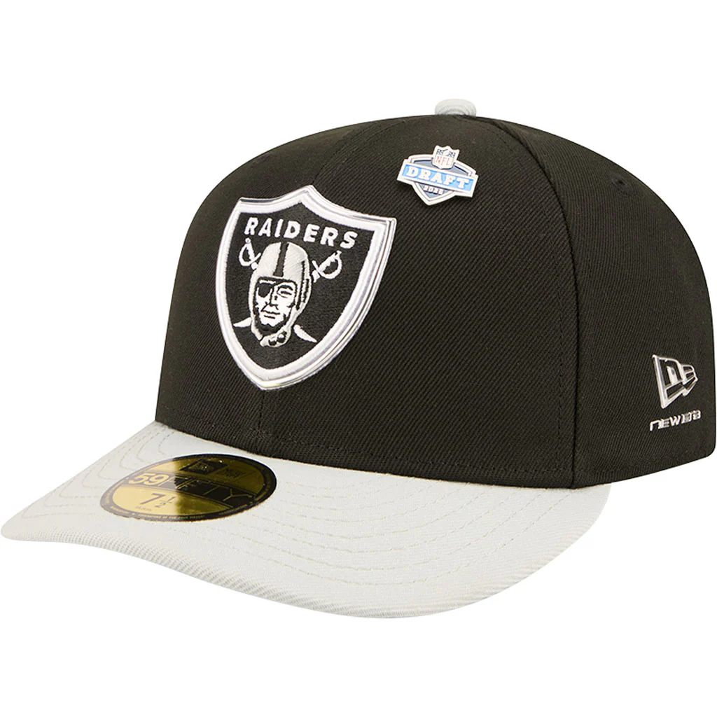 NFL Las Vegas Raiders New Era 2026 Draft 59FIFTY Fitted Hat - Black