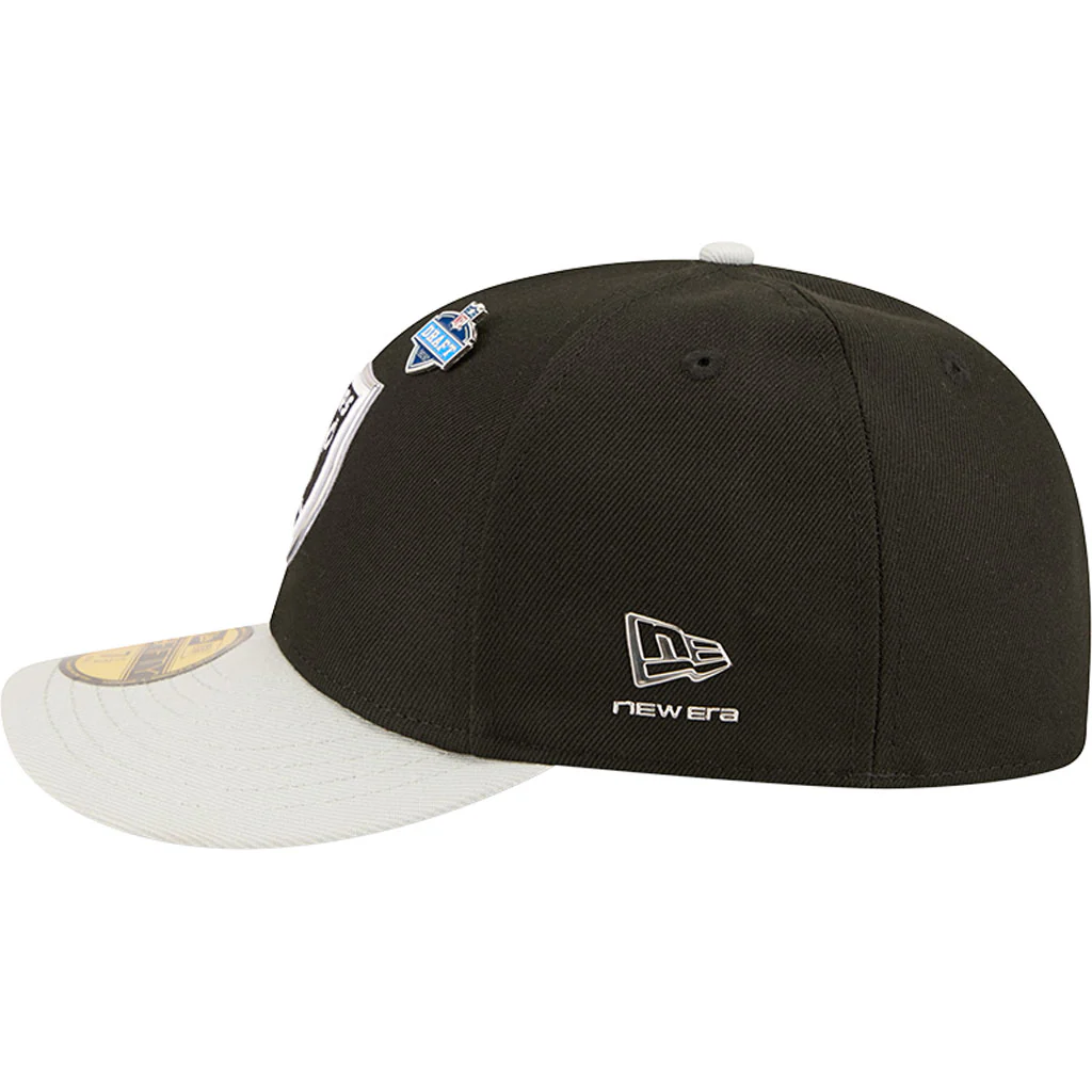 NFL Las Vegas Raiders New Era 2026 Draft 59FIFTY Fitted Hat - Black - Image 4