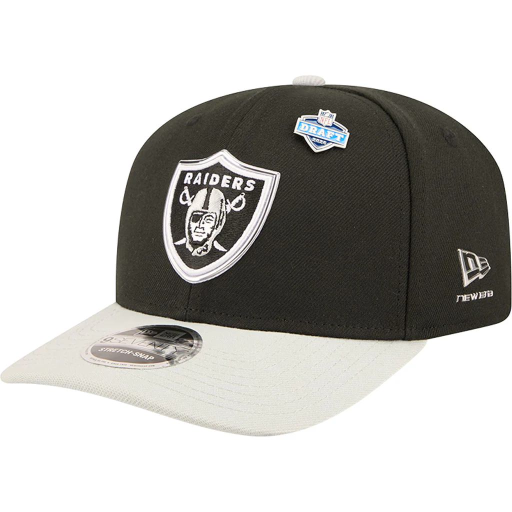 NFL Las Vegas Raiders New Era 2026 Draft 9SEVENTY Snapback Hat - Black