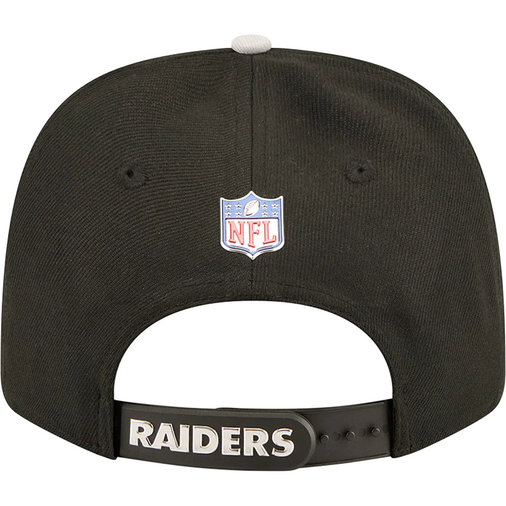 NFL Las Vegas Raiders New Era 2026 Draft 9SEVENTY Snapback Hat - Black - Image 6
