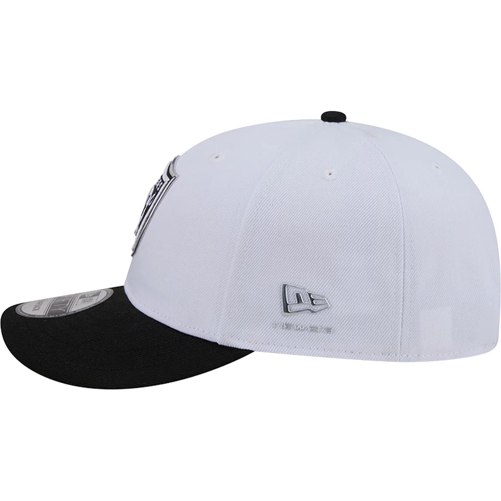 NFL Las Vegas Raiders New Era Black & White 2026 Draft 9FIFTY Snapback Hat - White - Image 4