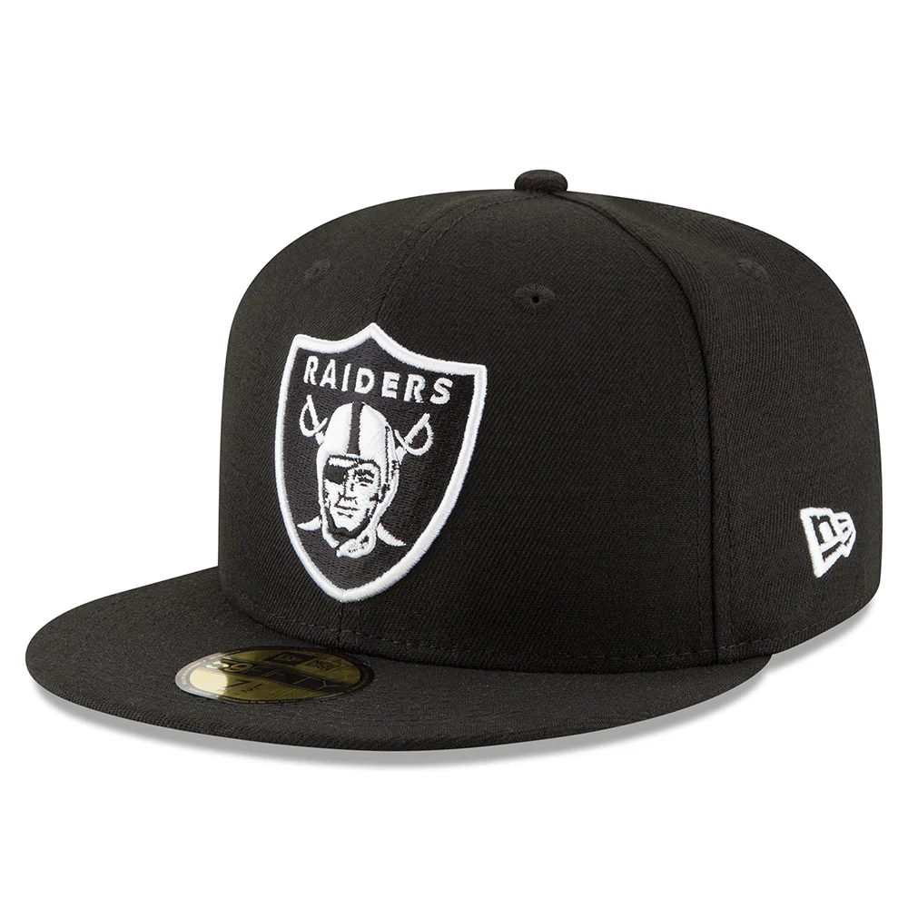 NFL Las Vegas Raiders New Era Black & White 59FIFTY Fitted