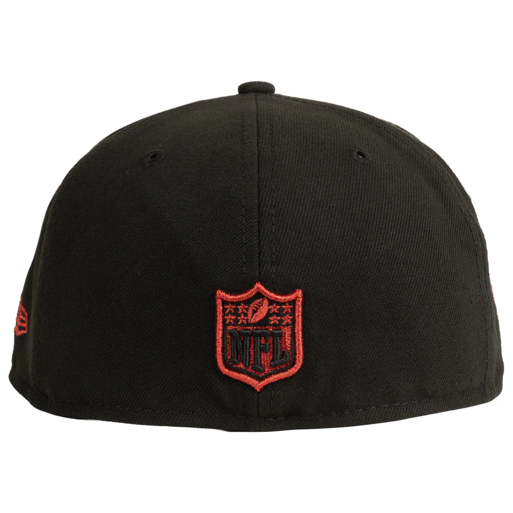 NFL Las Vegas Raiders New Era Blackbird 59FIFTY Fitted Hat - Black - Image 3