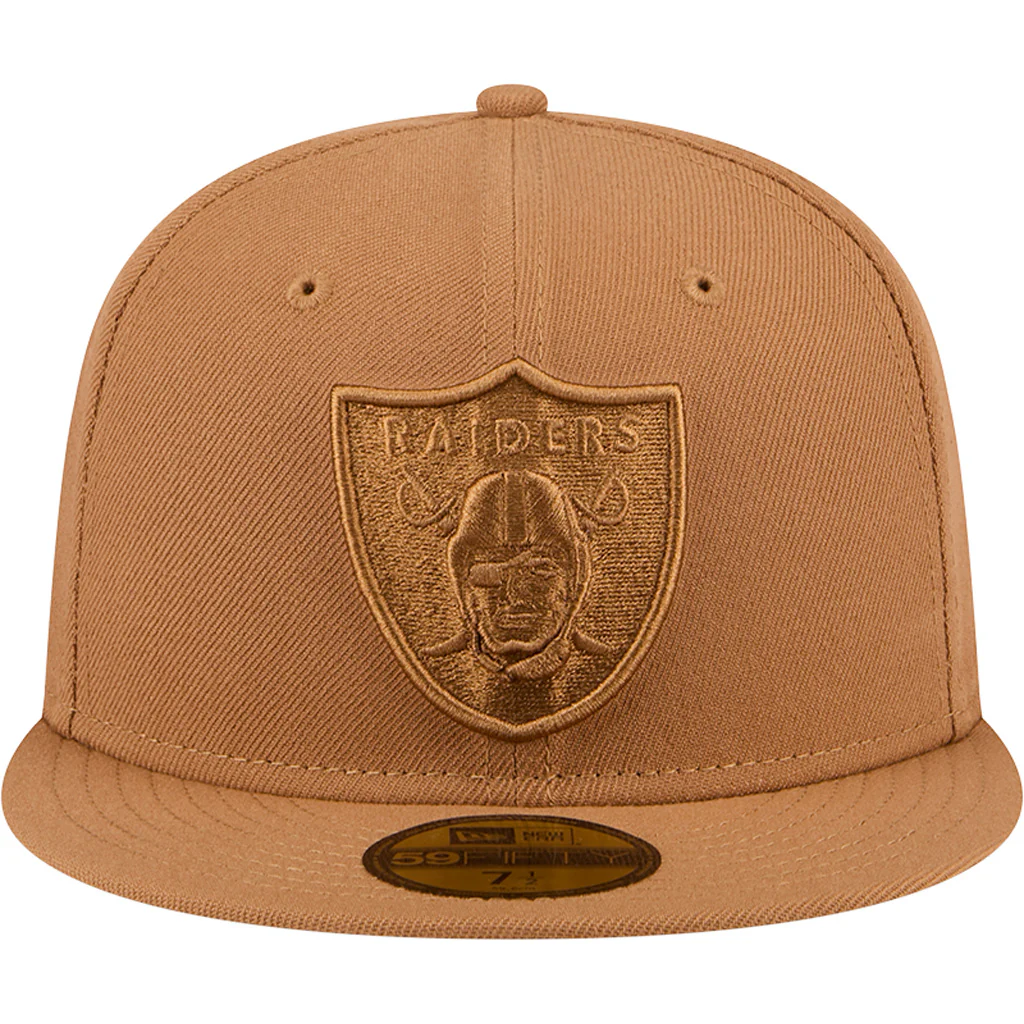 NFL Las Vegas Raiders New Era Bronze Color Pack 59FIFTY Hat - Image 3