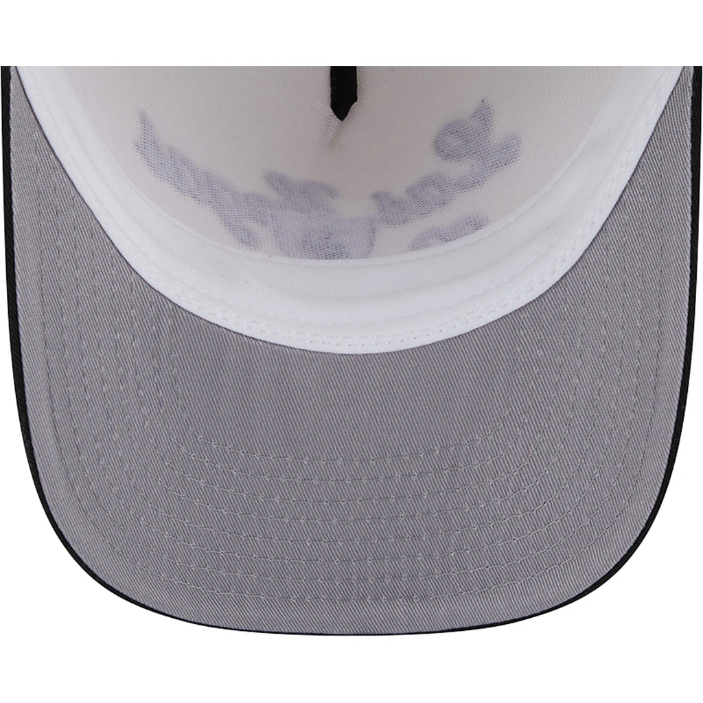 NFL Las Vegas Raiders New Era Chainstitch Two-Tone 9FIFTY A-Frame Snapback Hat - Cream - Image 5