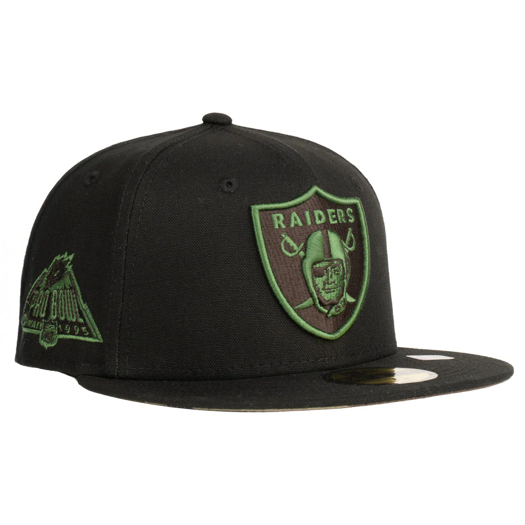 NFL Las Vegas Raiders New Era Commando 59FIFTY Fitted Hat - Black