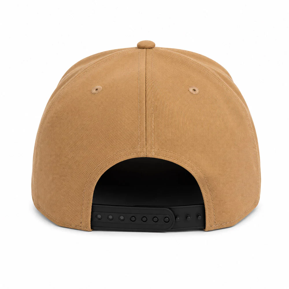 NFL Las Vegas Raiders New Era Khaki 9FIFTY A-Frame Snapback Hat - Khaki - Image 2