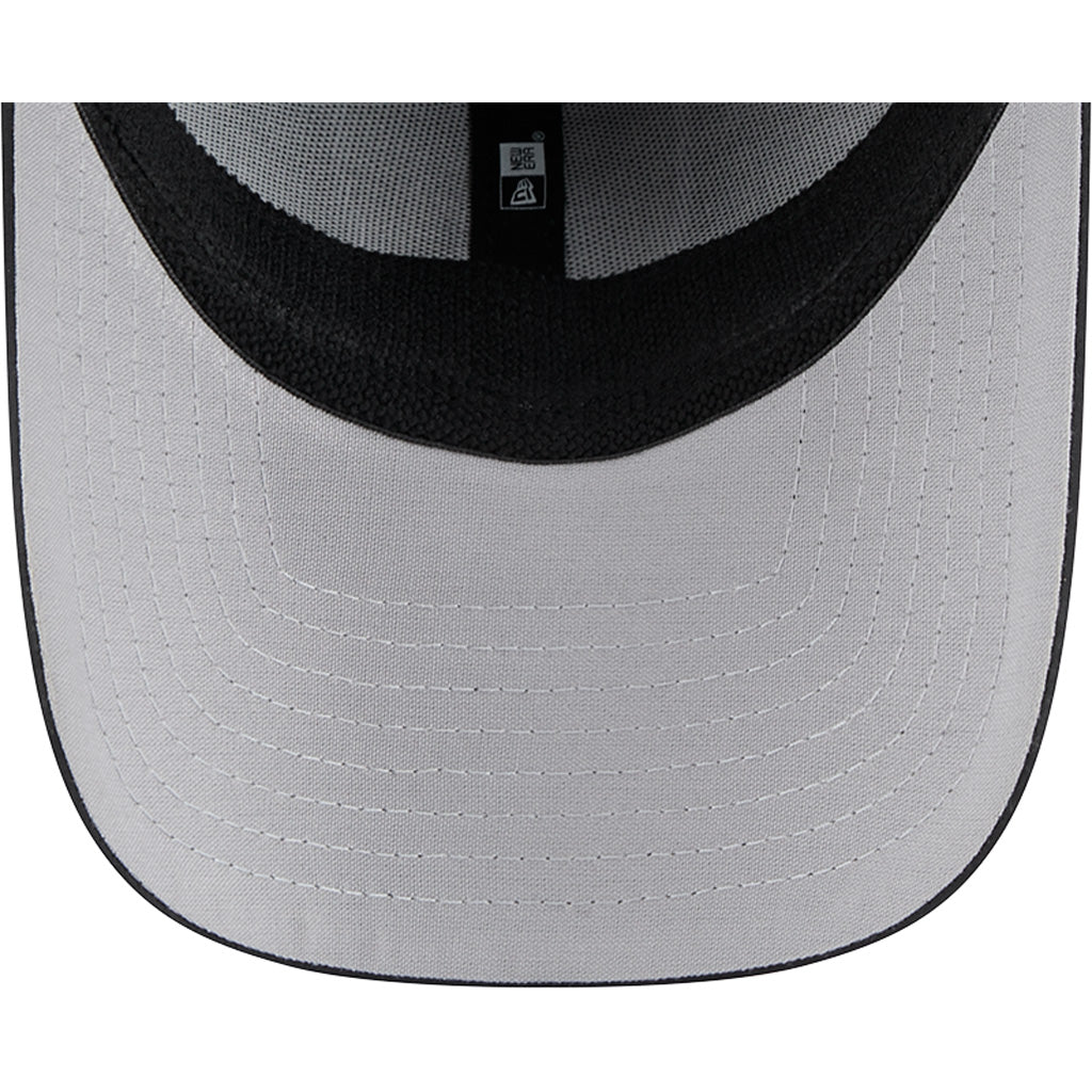NFL Las Vegas Raiders New Era Mid Perf 39THIRTY Flex Fit Hat - Black - Image 5