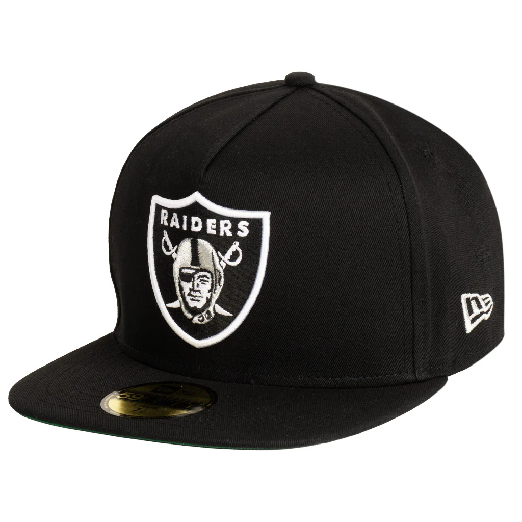NFL Las Vegas Raiders New Era OTC 59FIFTY A-Frame Fitted Hat - Black
