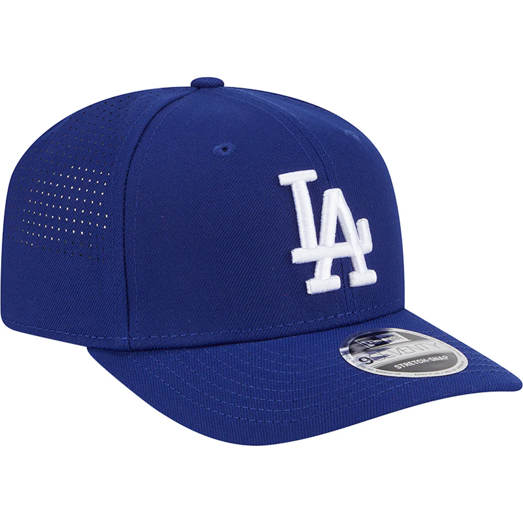 NFL Los Angeles Dodgers New Era Performance 9SEVENTY Stretch-Snapback Hat - Blue - Image 2