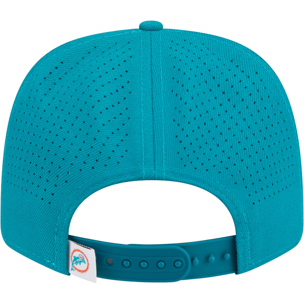 NFL Miami Dolphins New Era Performance 9SEVENTY Stretch-Snapback Hat - Teal - Image 4