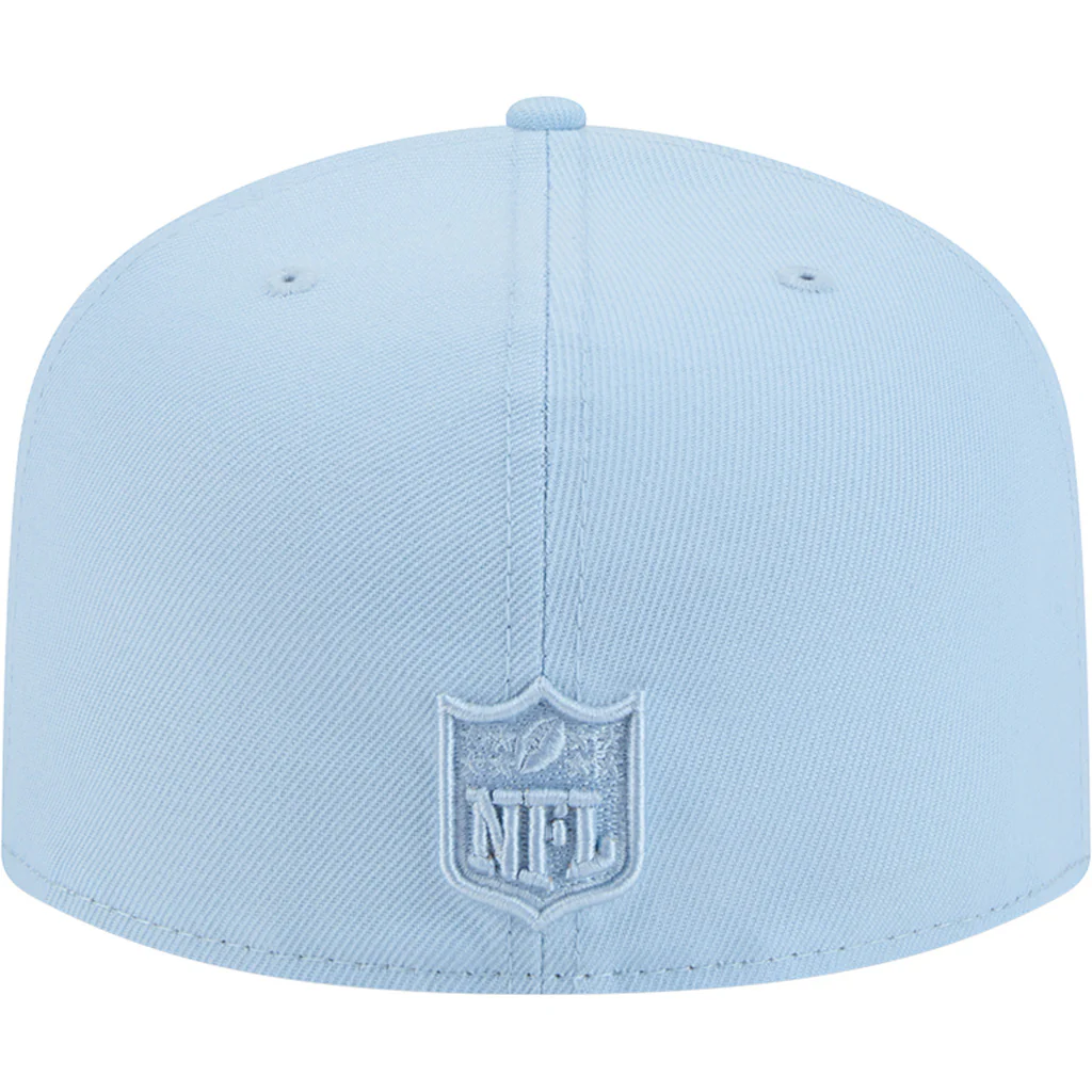 NFL Las Vegas Raiders New Era Tonal Blue 59FIFTY A-Frame Fitted Hat - Blue - Image 3
