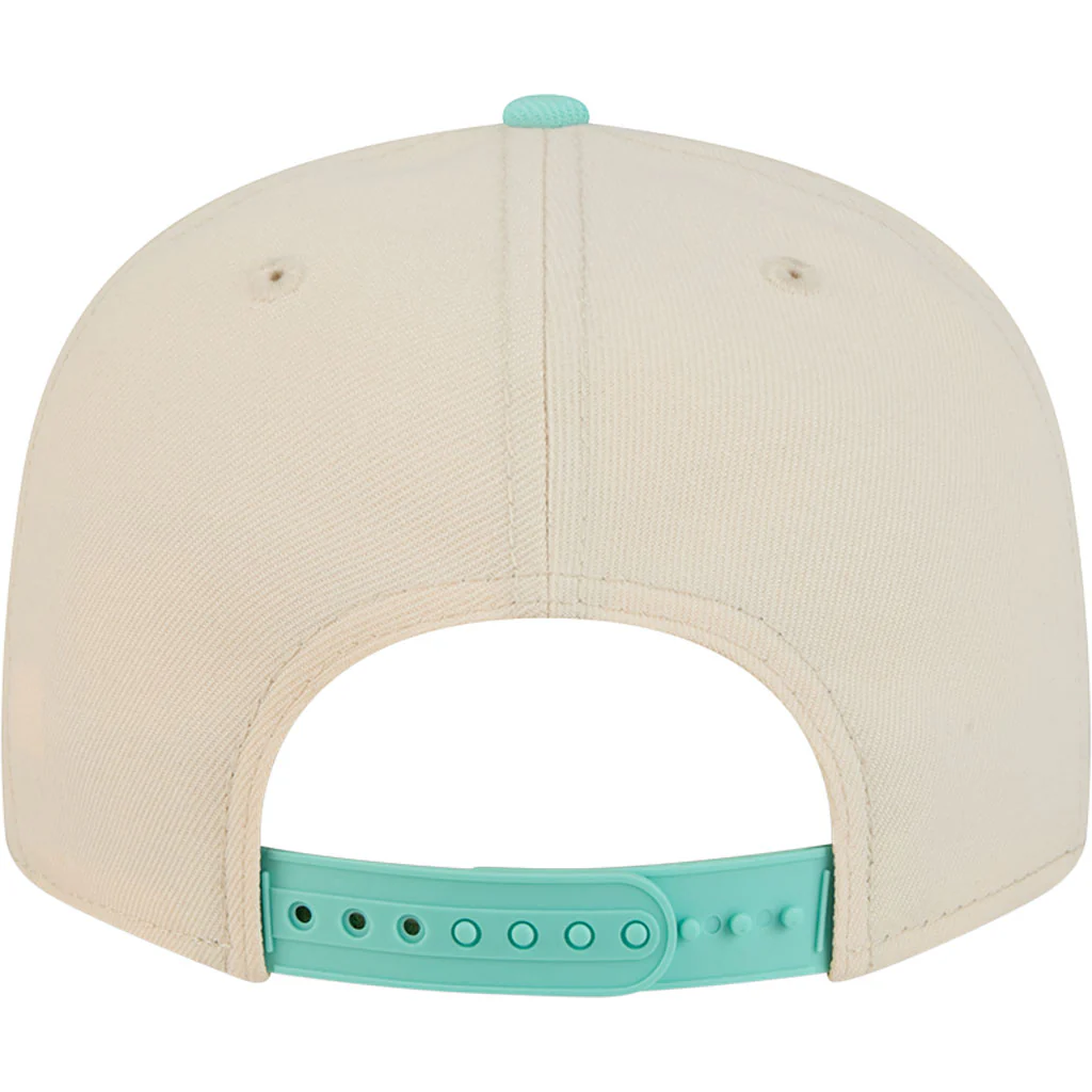 NFL Las Vegas Raiders New Era Two-Tone Aqua 9FIFTY Snapback Hat - Light cream - Image 6