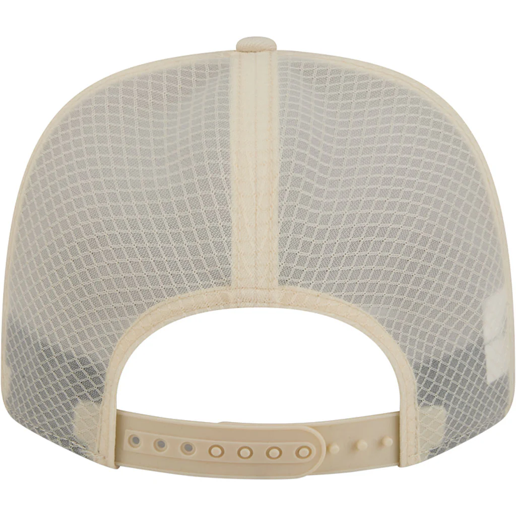 NFL Las Vegas Raiders New Era Vanilla 9SEVENTY Stretch Snap Hat - Cream - Image 6
