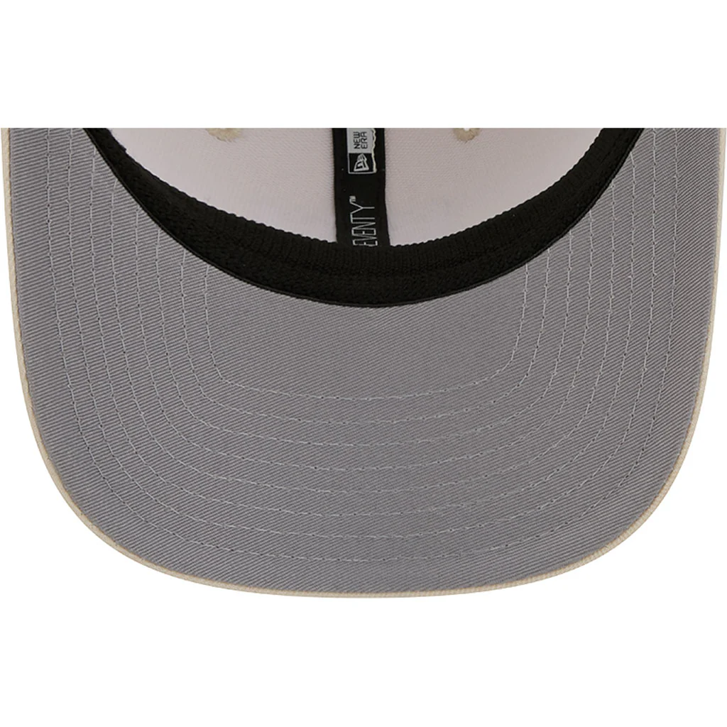 NFL Las Vegas Raiders New Era Vanilla 9SEVENTY Stretch Snap Hat - Cream - Image 7