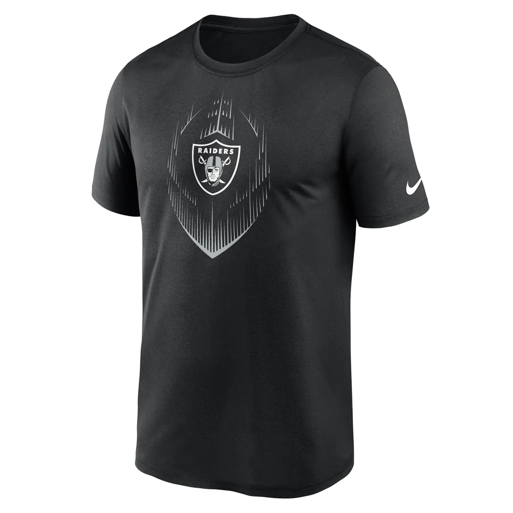 NFL Las Vegas Raiders Nike 2024 Icon Legend T-Shirt - Black - Image 2