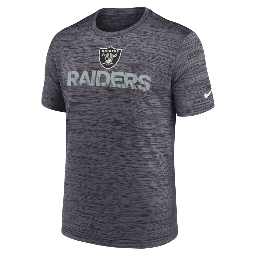 NFL Las Vegas Raiders Nike 2024 Mordern Velocity T-Shirt - Black - Image 2