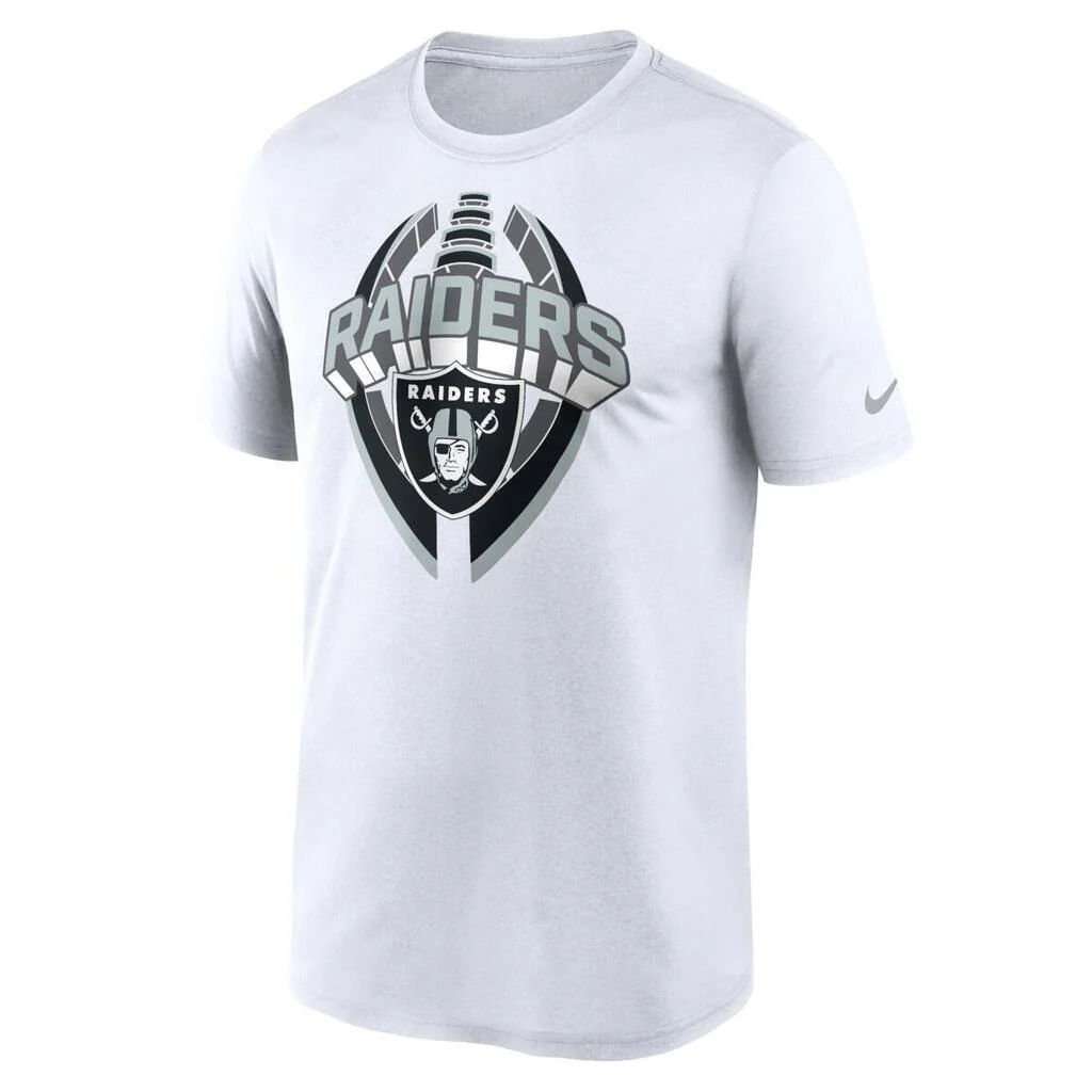 NFL Las Vegas Raiders Nike 2025 Icon Legend T-Shirt - White - Image 2