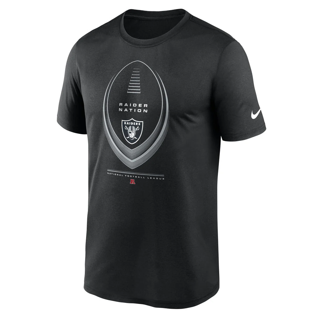 NFL Las Vegas Raiders Nike 2026 Icon Legend T-Shirt - Black - Image 2