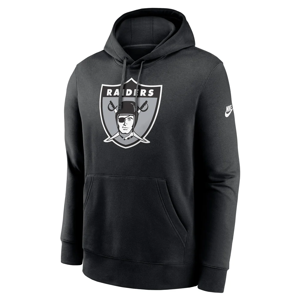 NFL Las Vegas Raiders Nike Club Logo Pullover Hoodie - Image 2