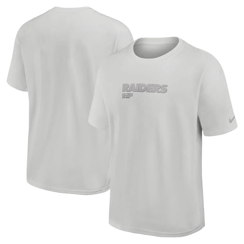 NFL Las Vegas Raiders Nike Heavy Max90 T-Shirt - Gray
