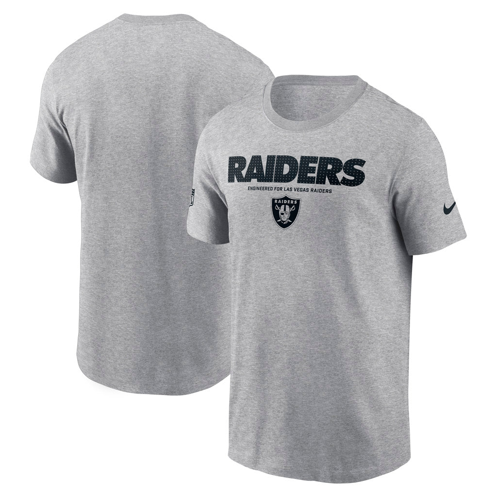 NFL Las Vegas Raiders Nike Team Issue T-Shirt - Heather Gray