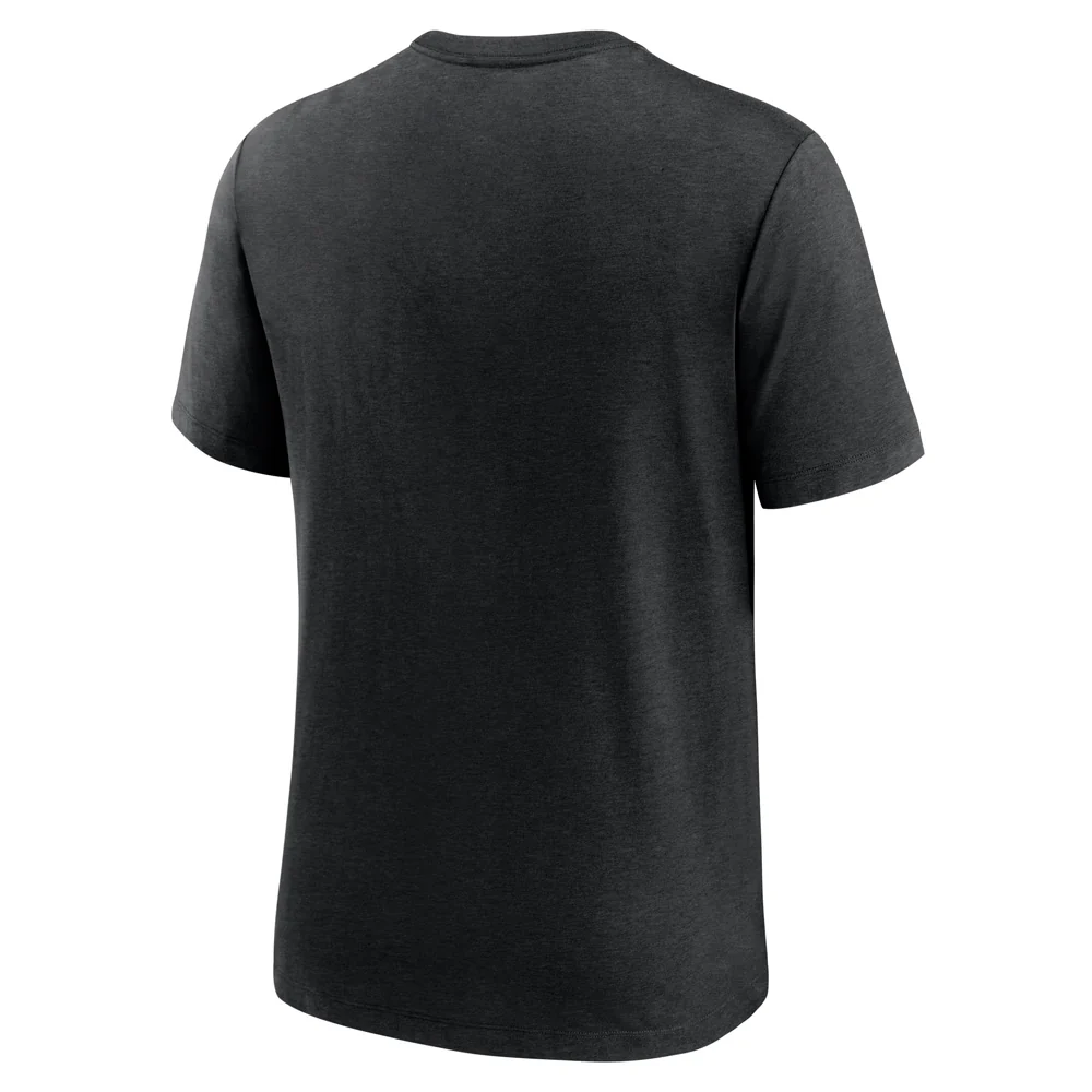 NFL Las Vegas Raiders Nike Team Name Tri-Blend T-Shirt - Black - Image 2