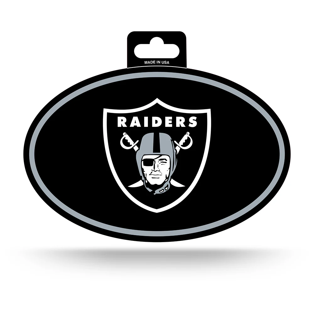 NFL Las Vegas Raiders Rico Oval Logo Sticker