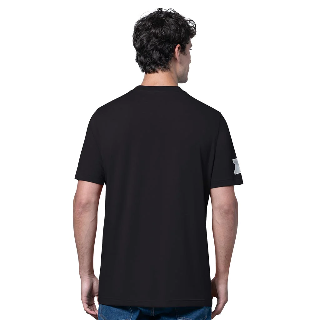 NFL Las Vegas Raiders Starter End Line Slub T-Shirt - Black - Image 2