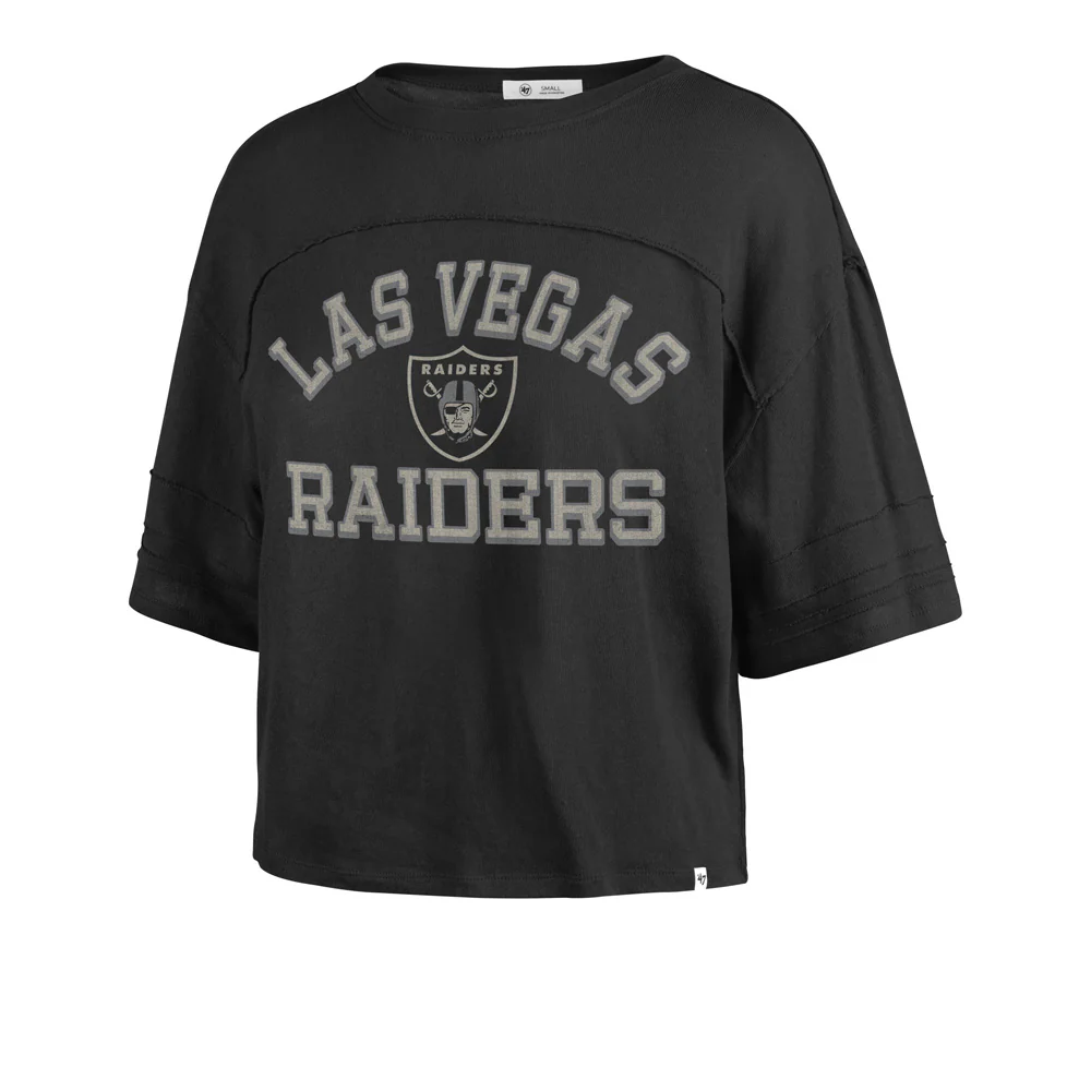 NFL Las Vegas Raiders Women's '47 Half Moon Stevie Crop Top