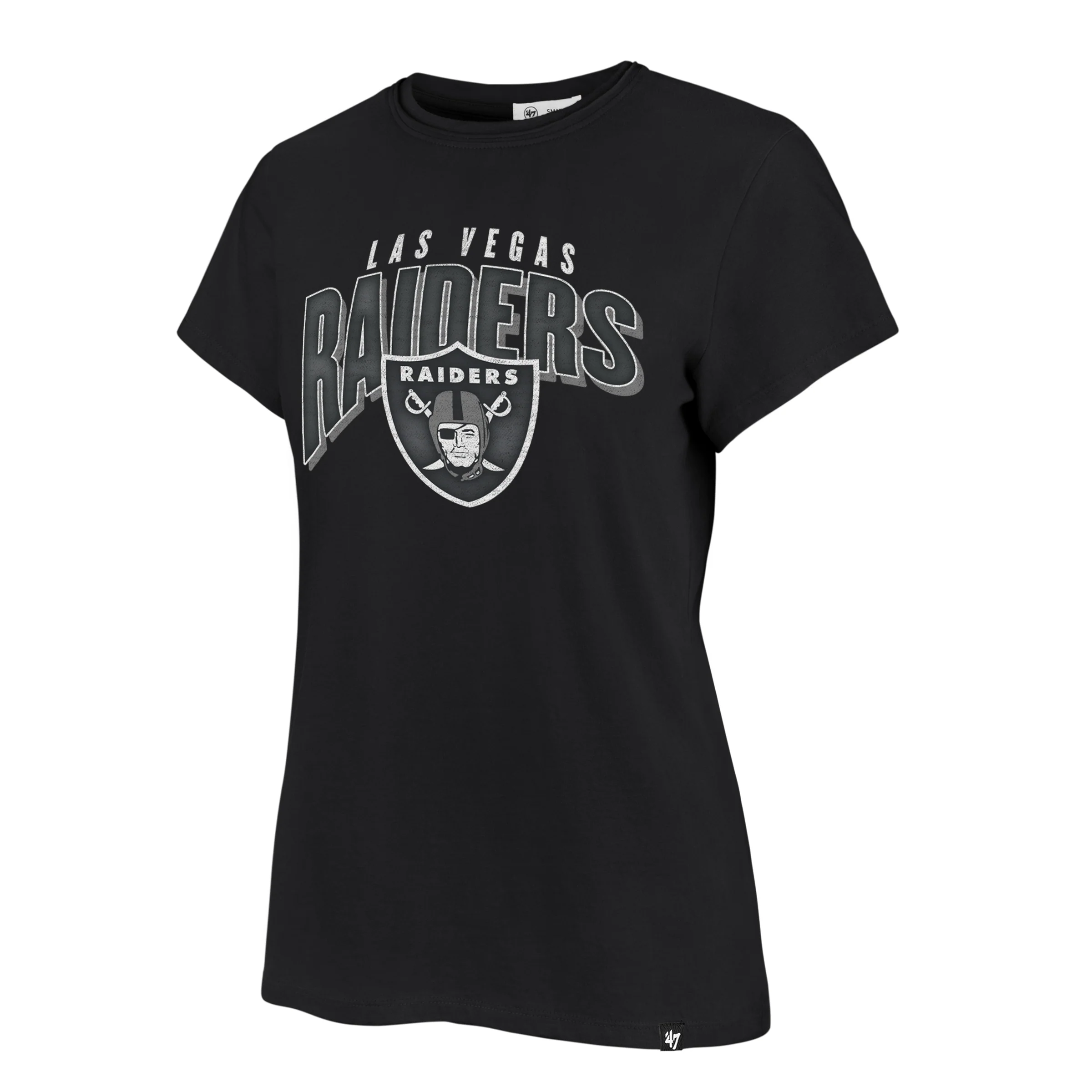 NFL Las Vegas Raiders Women's '47 Treasure Frankie T-Shirt - Black