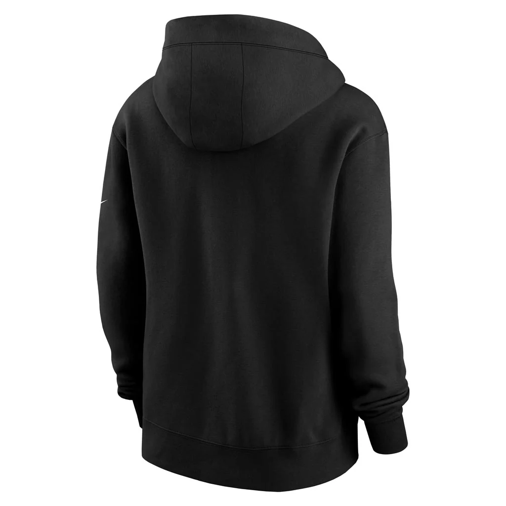 NFL Las Vegas Raiders Women's Nike Rewind Phoenix Full-Zip Hoodie - Black - Image 3